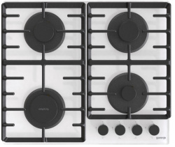 Встраиваемая варочная панель Газовая Gorenje GT642SYW, 60 см, цвет Белый