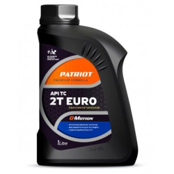 Масло моторное 2Т Patriot G-Motion EURO 1л полусинтет.