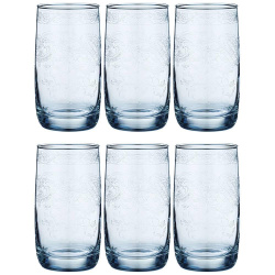Набор стаканов Lefard Light Blue Ренесанс 6 пр. 330 мл 194-610