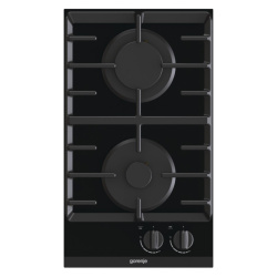 Встраиваемая варочная панель Газовая Gorenje GC321B, 30 см, цвет Чёрный