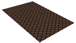 Коврик Shahintex icarpet Диамант придверный 50*80 коричневый 02 S