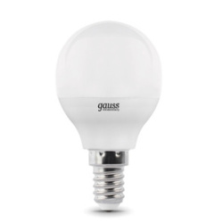 Лампа Gauss Elementary Шар G45 E14 10W 4100K