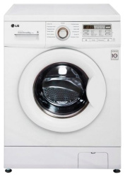 Стиральная машина с фронтальной загрузкой LG F10B8ND, Max загрузка - 6кг, Max отжим - 1 000об/мин., цвет Белый