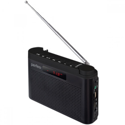 Радиоприемник Perfeo Тайга I70BK FM+ 66-108МГц Черный