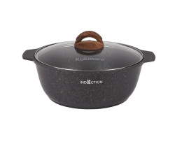Кастрюля-жаровня Kukmara Granit Ultra Induction original 4 л жгои41а