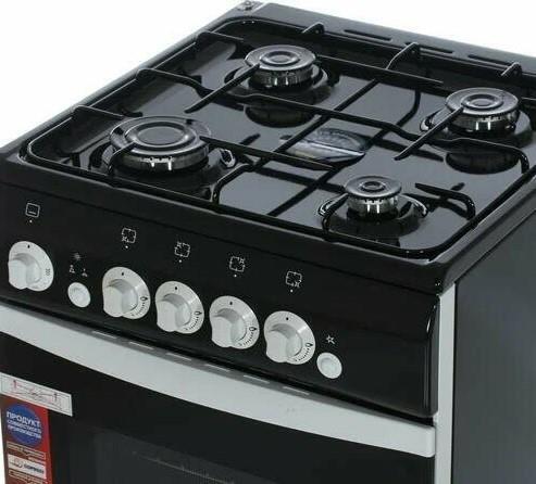 Газовая плита De Luxe 5040.36г(щ.) чёрн