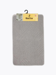 Набор ковриков Bee Tex 55*90 и 45*55 серый МС3-001
