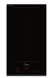 Встраиваемая варочная панель Индукционная Midea MIH37103F, 28,8 см, цвет Чёрный
