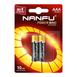 Эл.питания Nanfu AAA LR03/2BL (1BL-2шт)