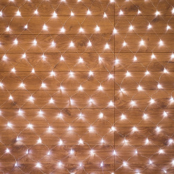 Гирлянда Neon Night Сеть 1,8х1,5 м прозрачный ПВХ 180 LED белый 215-135