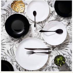 Набор столовый Luminarc Diwali Black&White 19 пр. P4360