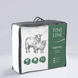 Одеяло Fine Line Ideal 170/205 Овечья шерсть 914707