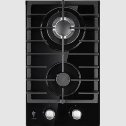 Встраиваемая варочная панель Газовая Leonord LEG-30204GB-C, 30 см, цвет Чёрный