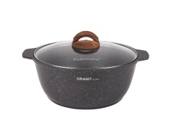 Кастрюля-жаровня Kukmara Granit ultra original 5 л жго51а