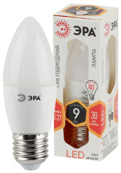 Лампа Эра LED smd B35-9W-827-E27