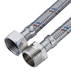 Шланг для воды гибкий СТМ 120 см, 1/2", Г/Ш