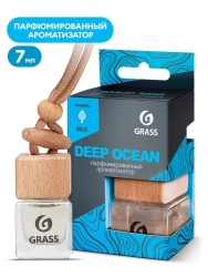 Ароматизатор в машину Grass Deep ocean жидкий подвесной 