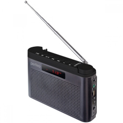 Радиоприемник Perfeo Тайга I70GR FM+ 66-108МГц Серый