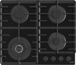 Встраиваемая варочная панель Газовая Gorenje GTW642SYB, 60 см, цвет Чёрный