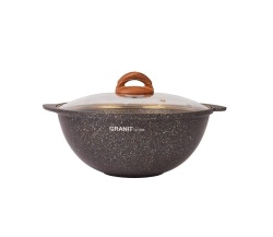 Казан Kukmara Granit ultra black-gold 4,5 л кгбг47а
