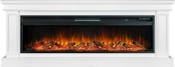 Каминокомплект: Портал Geneva белый с очагом Royal Flame Vision 60 LOG LED