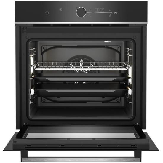 Встраиваемый Электрический духовой шкаф Beko BBIM13400XCS, цвет Чёрный