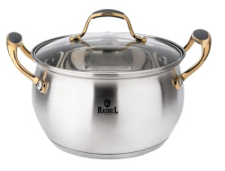 Кастрюля Rashel Голд 22 см/ 4 л R-400H