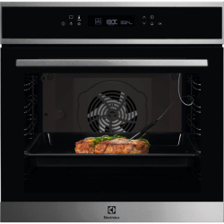 Встраиваемый Электрический духовой шкаф Electrolux EOE7F31X, цвет Чёрный