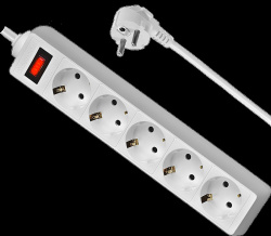 Сетевой фильтр Defender ES 3м (5 розеток) White