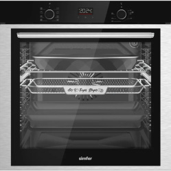 Встраиваемый Электрический духовой шкаф Simfer B6ES68325, цвет Нержавеющая сталь