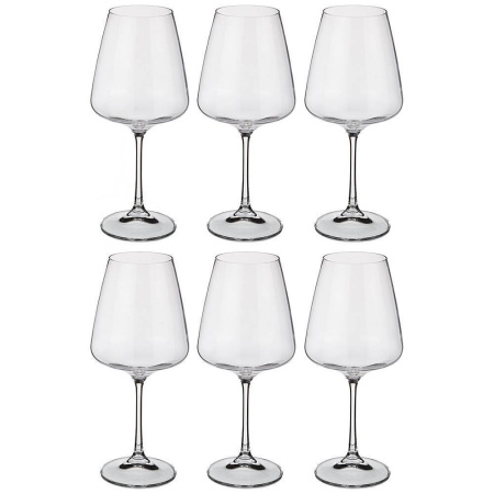 Набор бокалов для вина Crystal Bohemia Amundsen/Ardea 6 пр. 540 мл 669-224