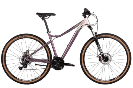 Велосипед Stinger 27,5" Laguna (рост MD", скор. 14) фиолетово-серебряный