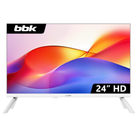  24" (60см) Телевизор BBK 24LEM-1042/TS2C, HD 1366x768, Цвет Белый