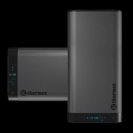 Водонагреватель накопительный Thermex Bono 80 Wi-Fi, Объем 80л., Плоский, Цвет Черный