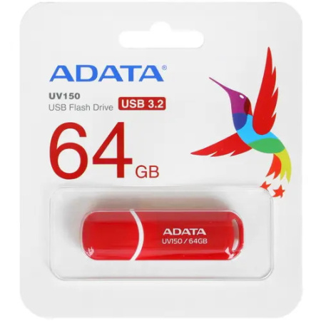 USB накопитель 64Gb USB3.0 ADATA UV150 Red