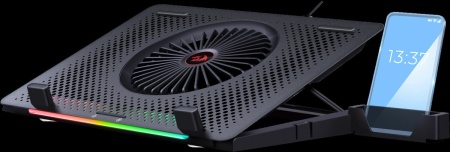 Теплоотводящая подставка Redragon Ivy 13"-15" RGB (USB) Black
