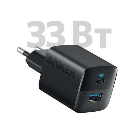 СЗУ Anker PowerPort 323 USB + Type-C PD 33Вт Black (A2331)