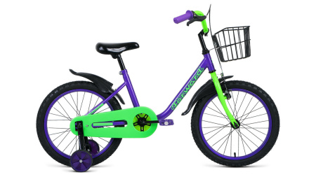 Велосипед Forward Barrio 18 (18"  1ск.) 2019-20 фиолетовый