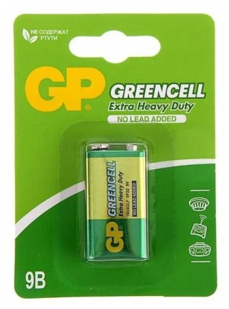 Эл.питания GP Greencell 6LR61-1BL