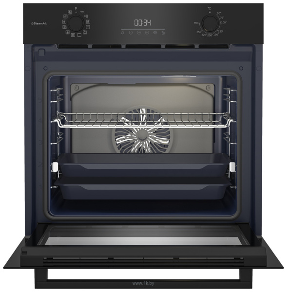 Встраиваемый Электрический духовой шкаф Beko BBIS17300BCS, цвет Чёрный