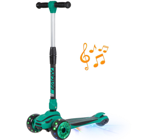 Самокат Novatrack RainBow 120CP.RAINBOW.GN20 зеленый