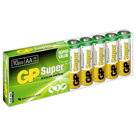 Эл.питания GP Super alkaline AA LR06-10BL