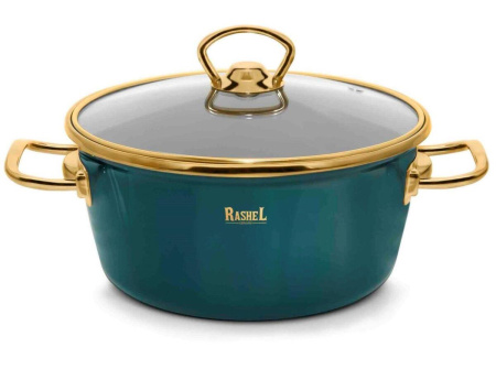 Кастрюля Rashel Grand 4,5 л/24 см зеленый R0424