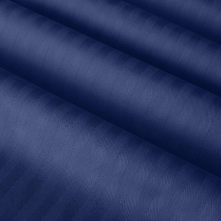 Простыня на резинке Verossa Stripe 160/200/30 Indigo Сатин 784505