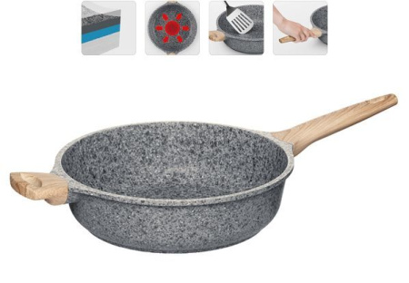 Сковорода глубокая Nadoba Mineralica 24 см 728428