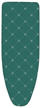 Чехол для гл. доски Ника Haushalt тефлон без подклада 1300*550 мм Brilliant emerald HMT2/BE