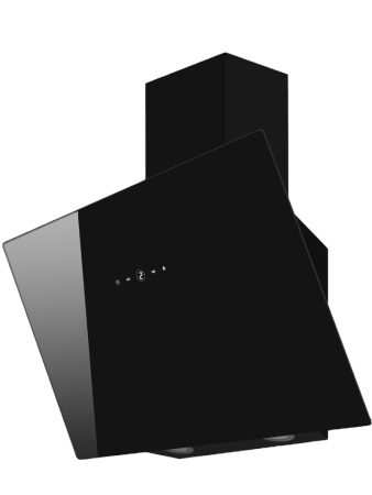 Вытяжка наклонная, настенная, Amari Vero S 50, цвет Чёрное стекло, ширина 49,5см.