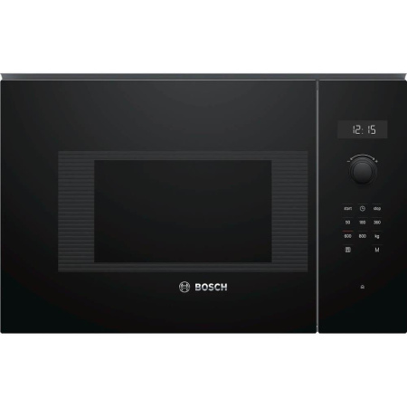 Встраиваемая микроволновая печь Bosch BFL524MB0, цвет Чёрный, 20 л.