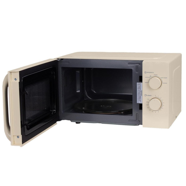 Микроволновая печь Manya W20M02BE, цвет Бежевый, 20 л.