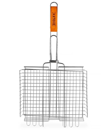 Решетка-гриль Diolex с хром. покрытием глубокая 31x24 см DX-G1102